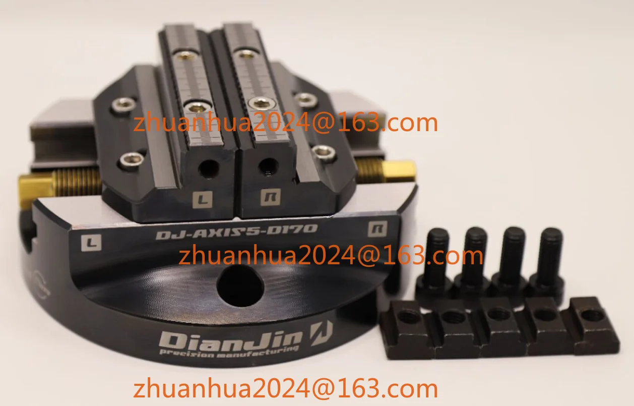 DJ-AIX5-D170 Integral Self-Centering Concentric Vice  4/5 Axis Machining High Accuracy Workholding Tool