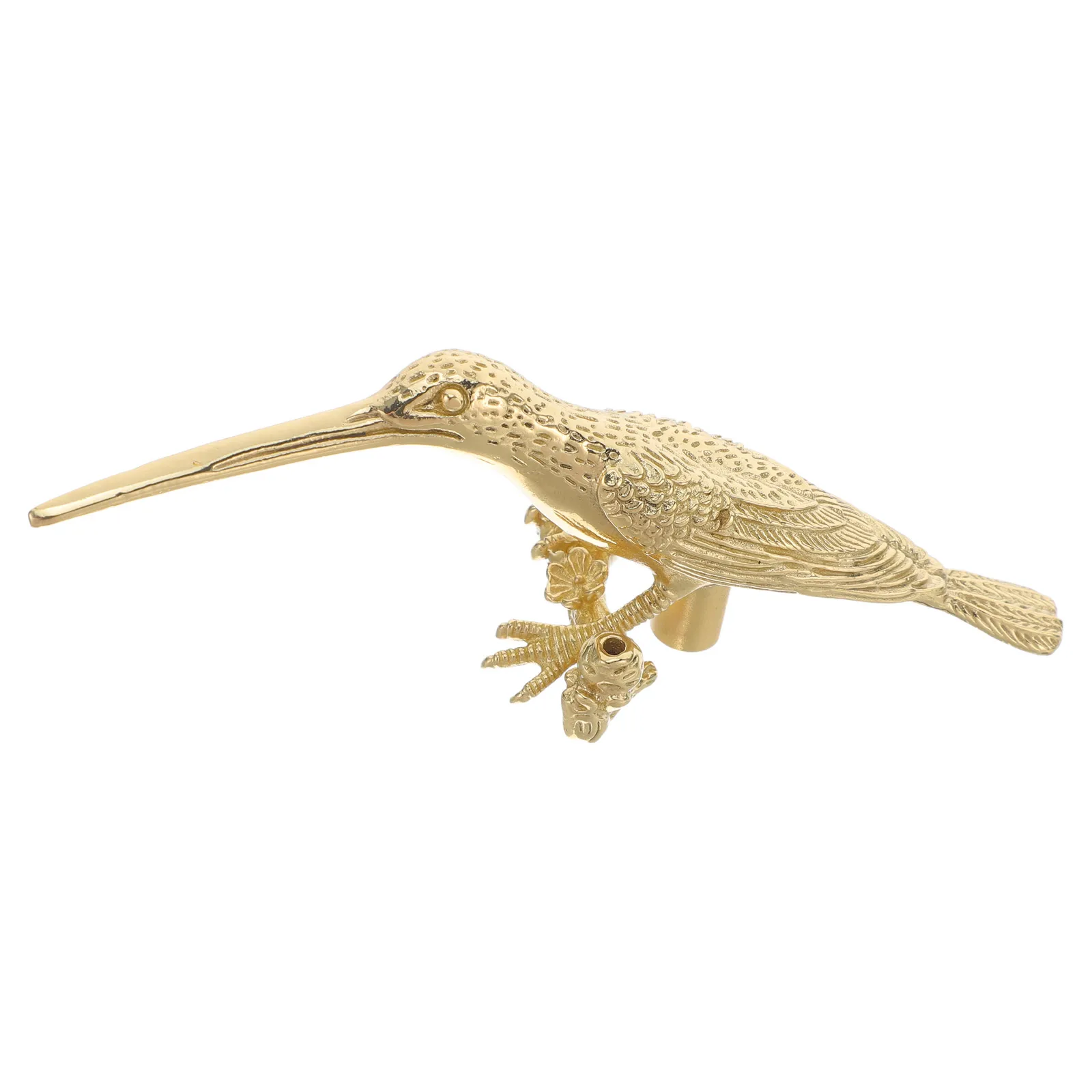 

1pcs Brass Drawer Handle Bird Design Golden Pulls for Cabinets Wardrobes Decorative Door Knobs Vintage Furniture Accessories