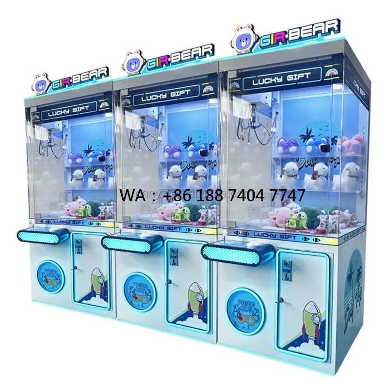 Custom New Desgin Unique and Attractive Coin-operated Claw Machine Vending Doll Machine