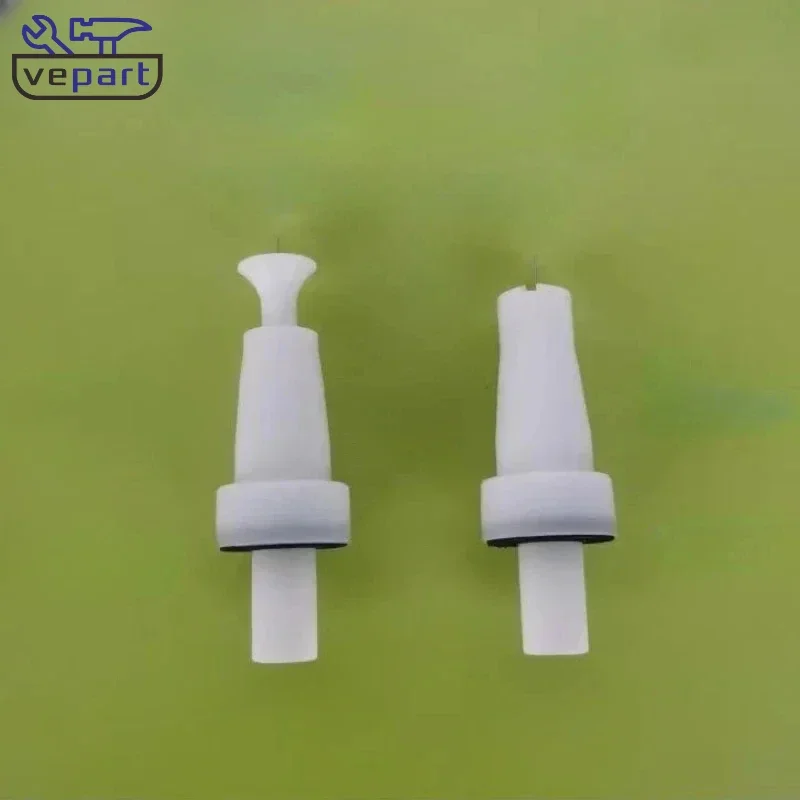 2PCS Electrostatic Powder Coating Flat and Round nozzle for Ge ma 02 spray gun