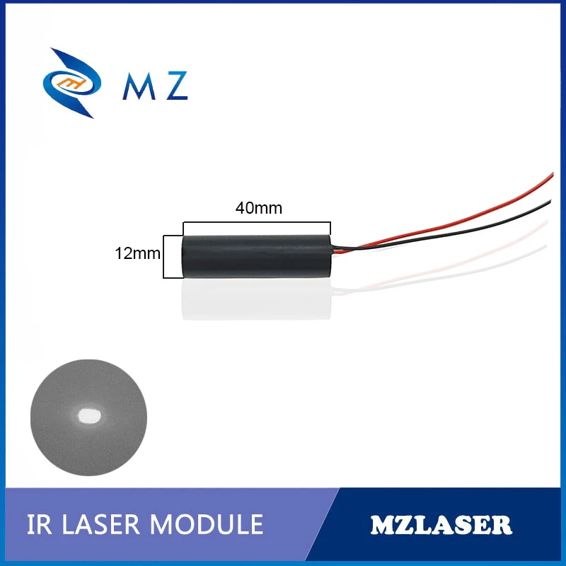 Infrared Dot Laser Diode Module Hot Selling Compact Mini D12mm 830nm 3V 5V 50mw 100mw 200mw Industrial Grade Machine IR Laser