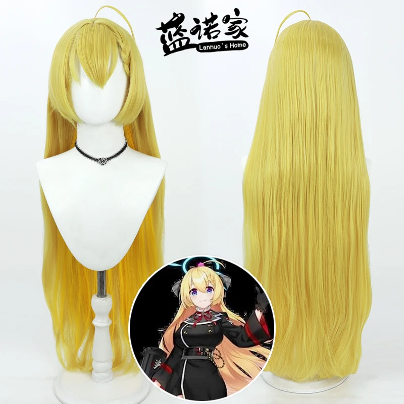Anime Blue Archive Yuaru Kari Ootori Cosplay Wig Halloween Carnival Party Props Synthetic Hair Heat Resistant Fiber + Wig Cap