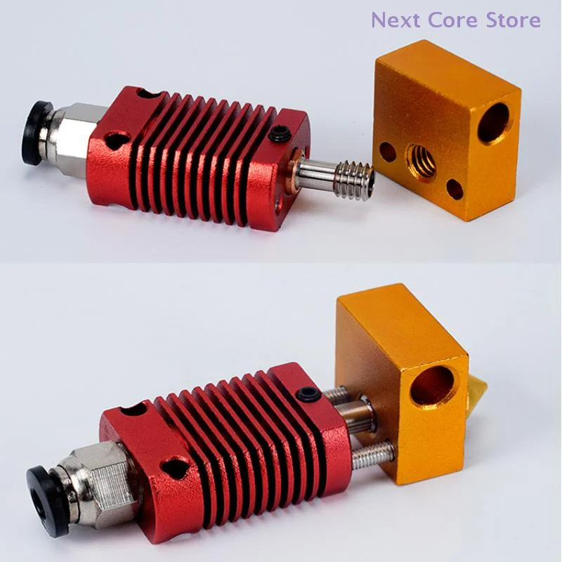 

Нагревательный блок, насадка, нагреватель, термистор, комплект экструдера Hotend CR10, аксессуары для 3D-принтеров CR10s Ender3 V2 Ender 5, аксессуары