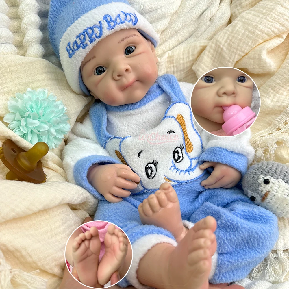 

20-дюймовая полностью силиконовая кукла-реборн девочка, реалистичная, ручной работы, с 3D-расписной кожей и видимыми венами, кукла-новорожденный, подарок на день рождения