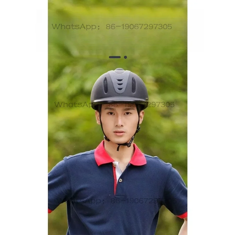 

Equestrian Helmet Spring and Summer Rider Riding Equipment Breathable Sweat-absorbing Safety Helmet