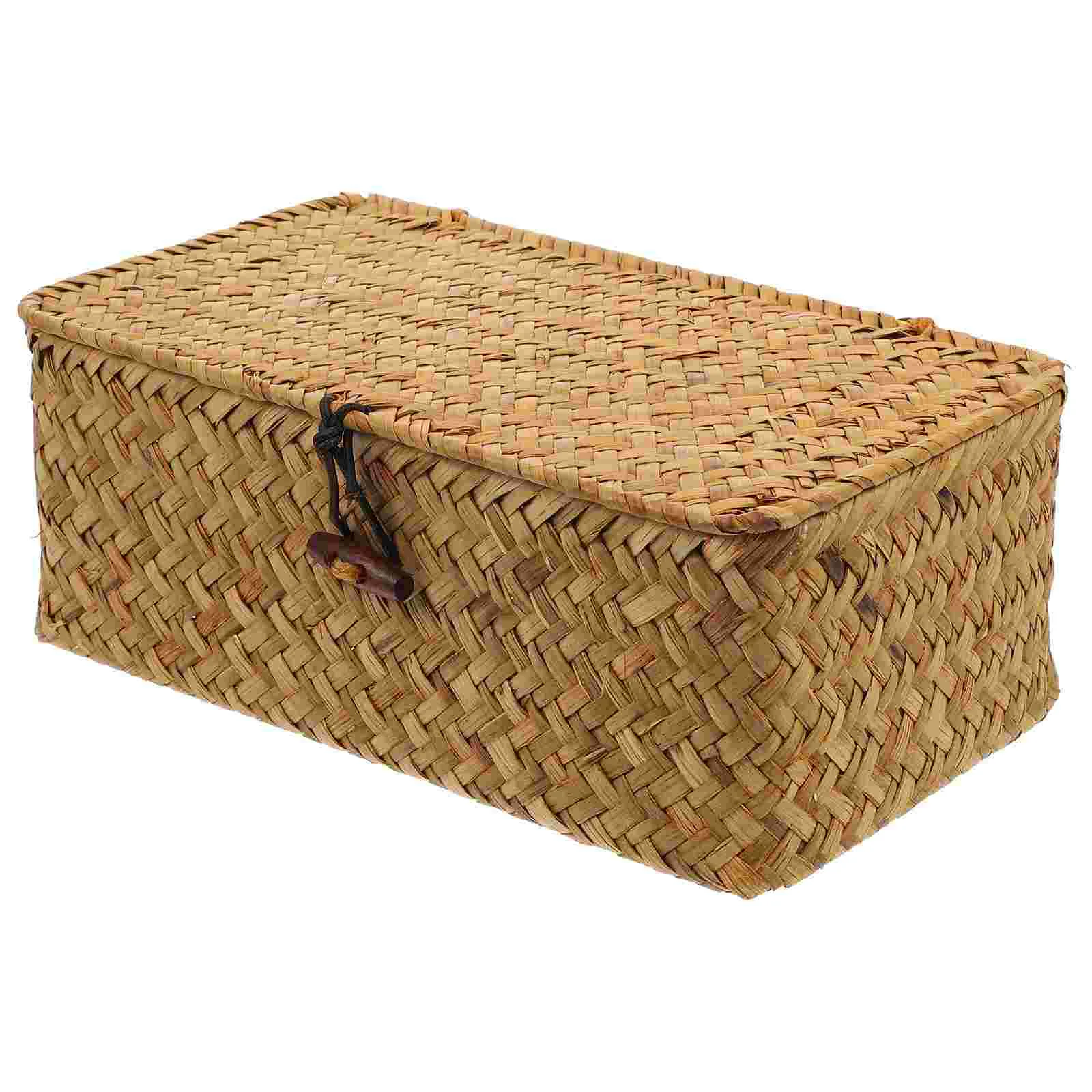 

Straw Storage Basket Adorable Simple Case Organizer Beautifully Woven Container Easy Clean