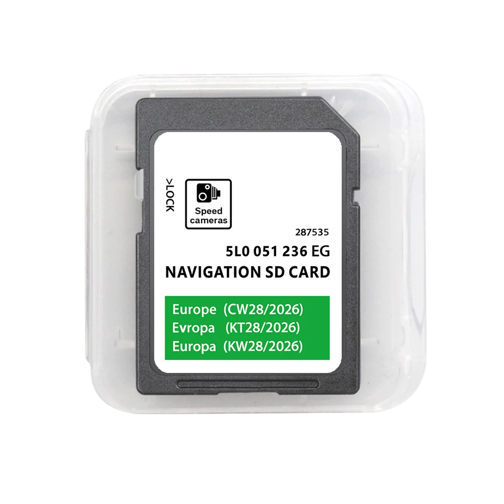 Voor Skoda Octavia Superb Fabia Rapid Amundsen MIB2 Gen 2 SAT NAV Sd-kaart Update Europa UK Kaart 2026 5L0051236EG Navigatie
