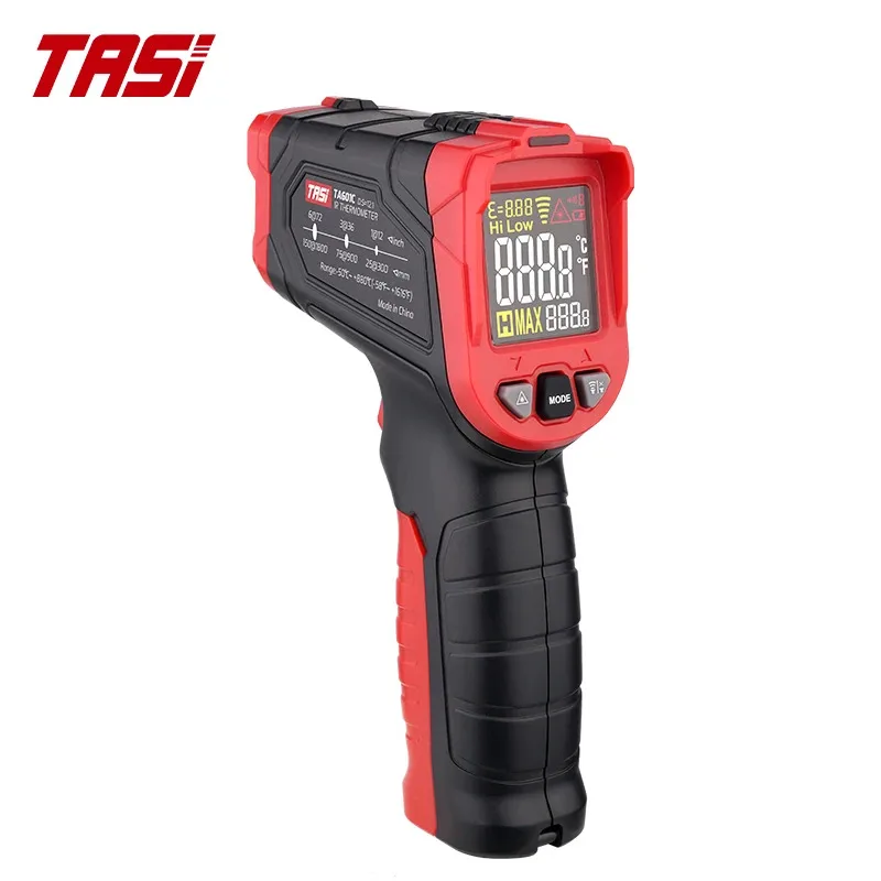 

For Sea Shipping, CustomizedTASI TA601C Compact Infrared Pyrometer Thermometer, Digital Temperature Gun, Industrial Use