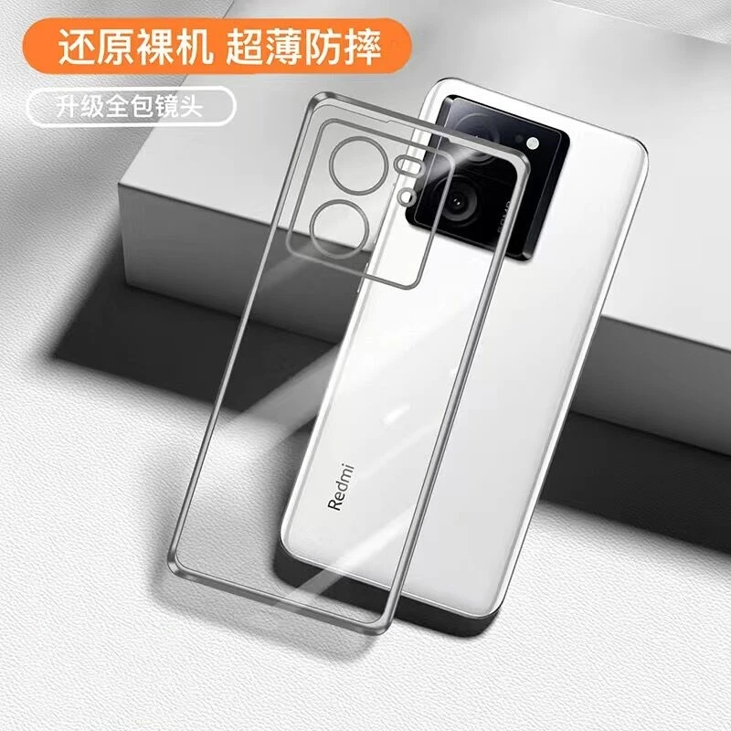 Cover For Xiaomi 13T Pro Case Luxury TPU Soft Silicone Transparent Phone Case For Xiaomi Mi 13T Pro 5G Stylish Shockproof Bumper