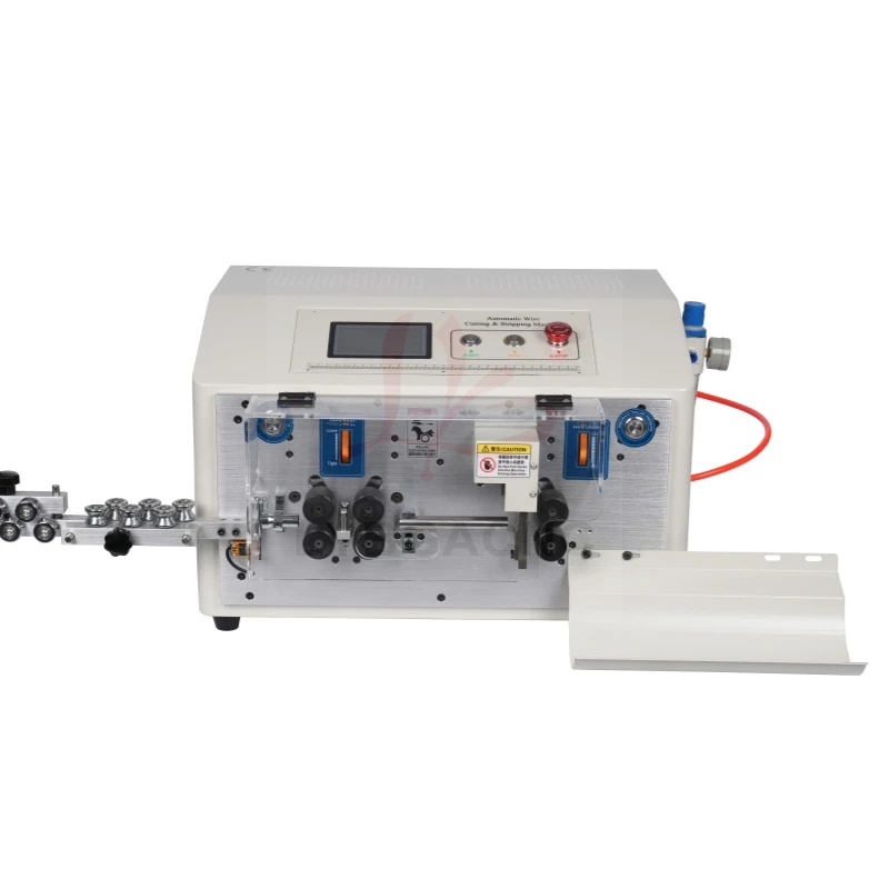 

SWT-608-MAX1-6S Cable Manufacturing Equipment 550W Automatic Peeling Stripping Cutting Machine Touch Screen Control 6 Wheels