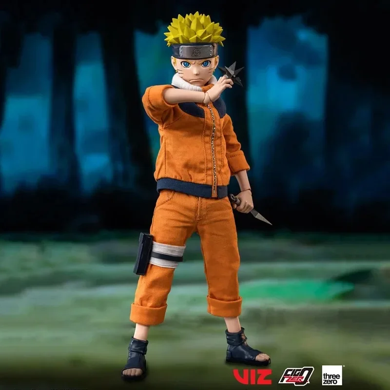 In Stock NARUTO Uzumaki Naruto Threezero FigZero 1/6 PVC 25CM Original Anime Action Figure Model Collection Boxed Toys Gifts