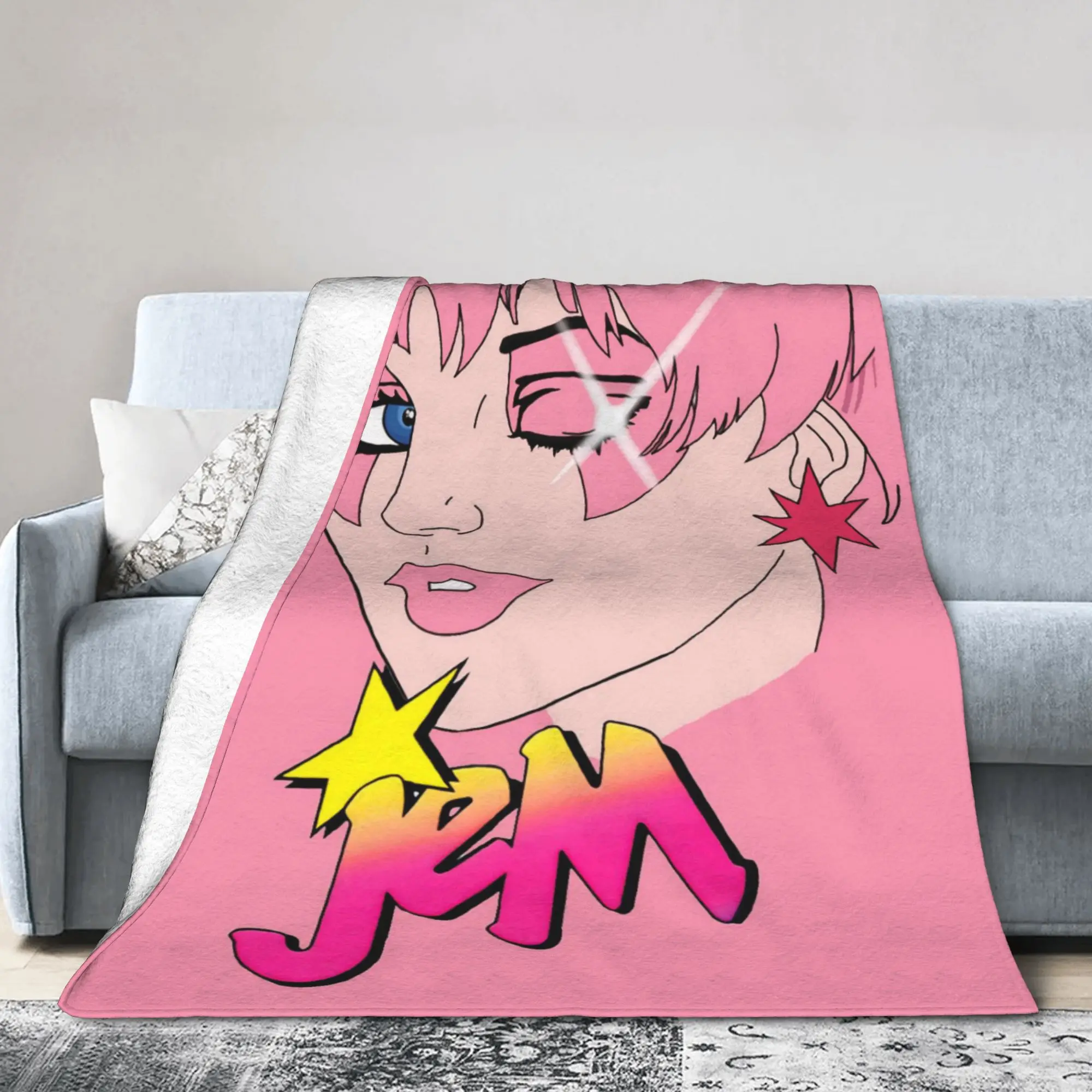 Jem And The Holograms Blanket Super Soft Fleece Relax Gifts  Throw Blankets Rug Piece