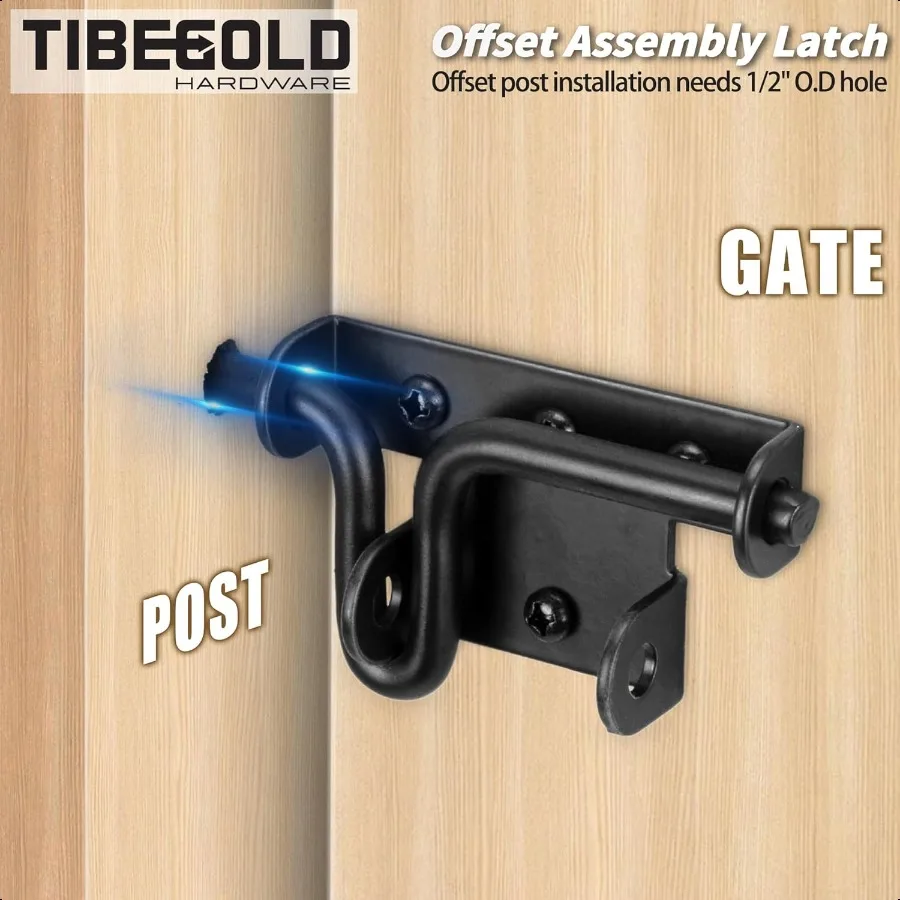 مزلاج بوابة بولت منزلق مع فتحة قفل سياج عالي التحمل مزلاج بوابة مسمار منزلق للسياج الخشبي مزلاج منزلق للأبواب الخارجية f #6