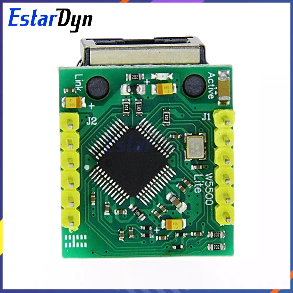W5500 Ethernet-модуль SPI-LAN TCP/IP Сетевой модуль 8 розеток для STM32 Arduino DIY 3,3 В