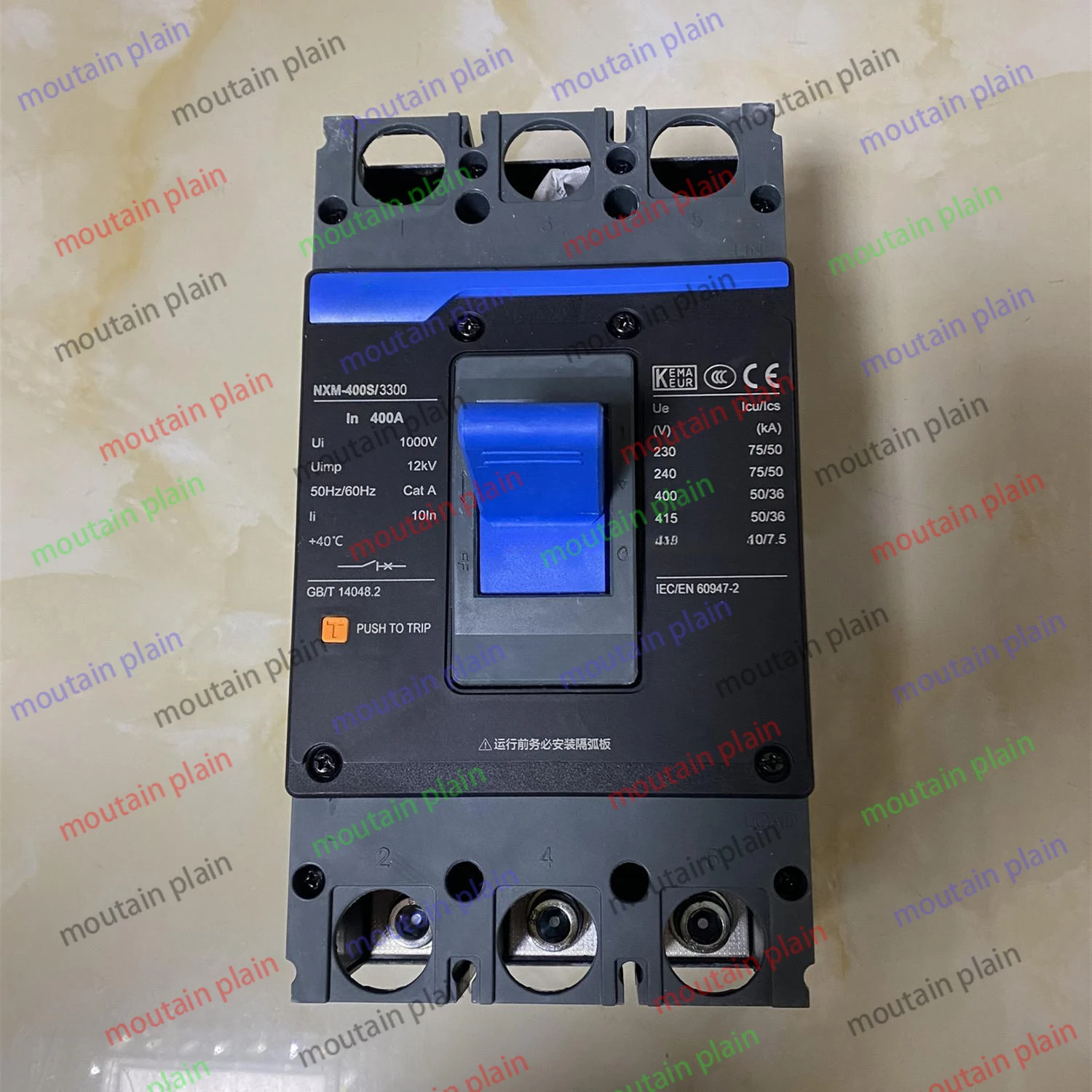 Molded Case Circuit Breaker Air Switch Original 400A 500A 630A MCCB 3P 4PNXM  NM1  NXM-400S/3300 NXM-500S/3300