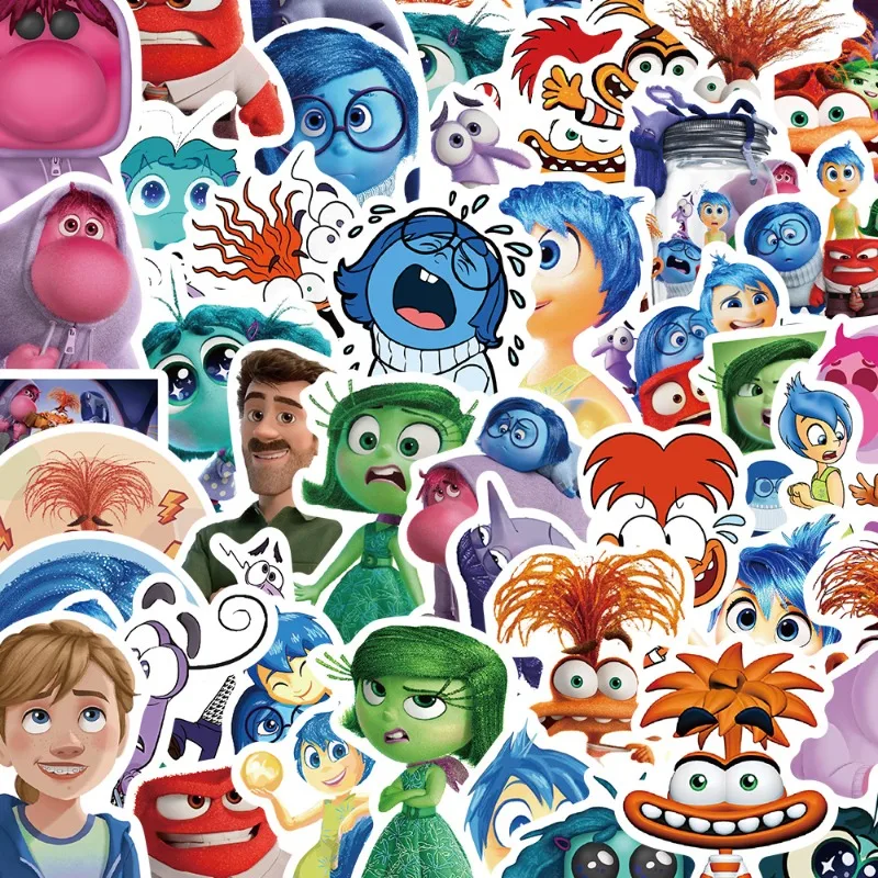 50 قطعة من ملصقات الديكور المبتكرة ذات الشخصية الكرتونية من الداخل والخارج