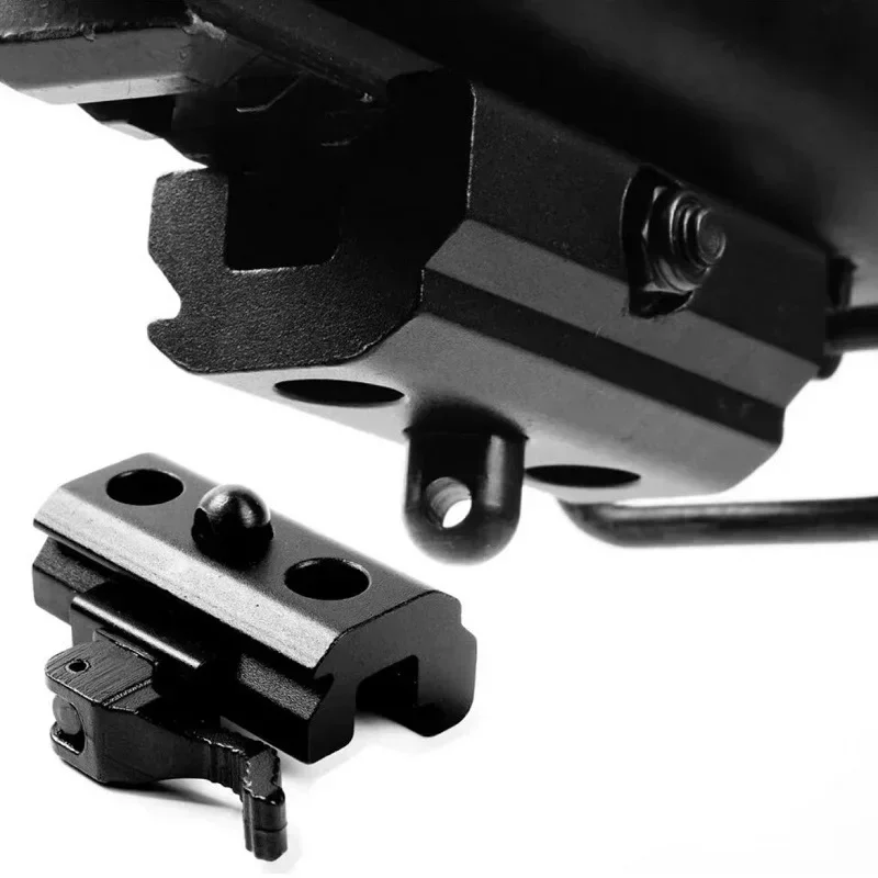 Adaptador de bípode estilo QD Harris, perno giratorio, montaje en riel de 20mm, accesorios tácticos para pistola de juguete