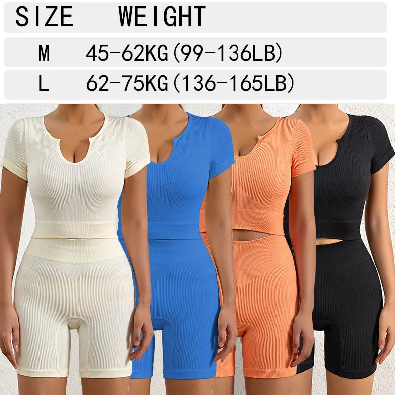 Sporstwear Seamless Yoga Set Gym Slimming Fiess Clothing Sleeveless Tracksuit Sexy Square Collar Sport Bra Tops Suits