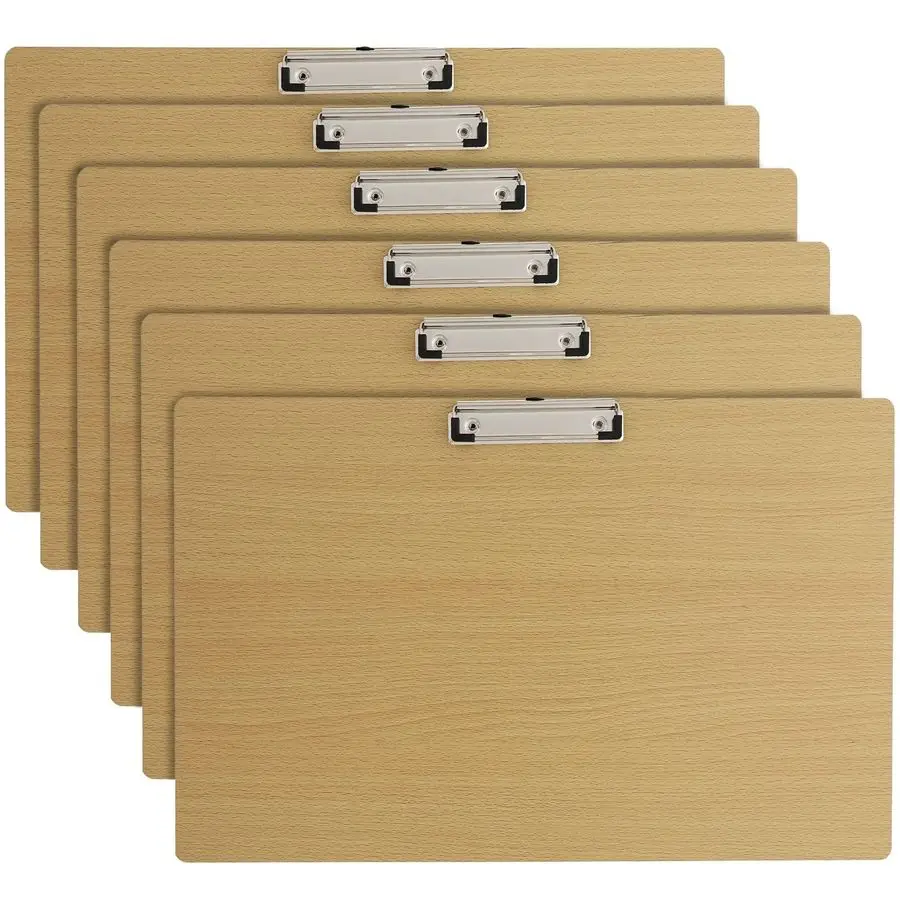 

Hardboard Clipboard Oversized Tabloid Paper Clipboard Surface LowProfile Metal Clip amp Retractable Hook Office Supplies amp Cla