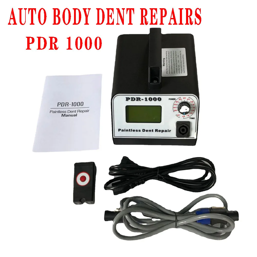 PDR1000 Auto Body Dent Repair Machine Portable Household Dents Remover Tool Time Power Adjust Car Paintless Dent Repairs Device