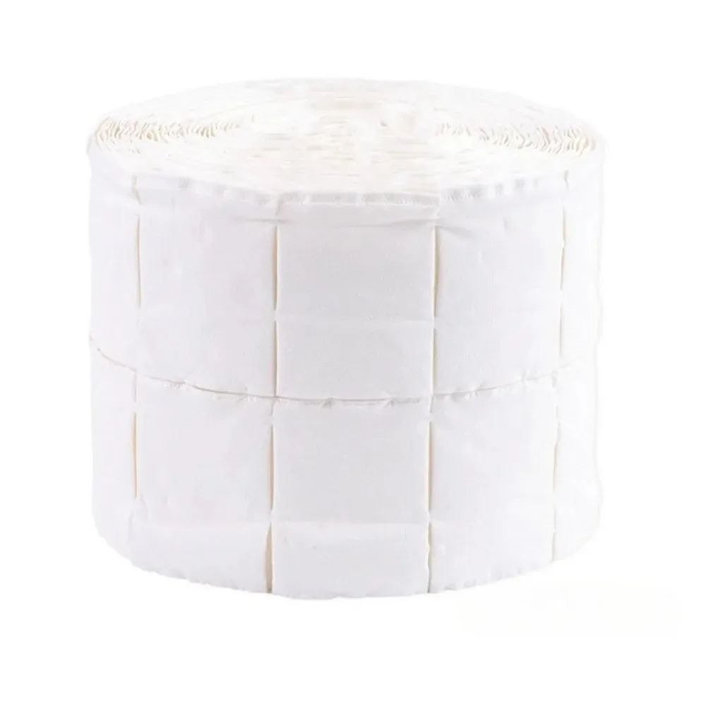 300 قطعة/لفة مزيل طلاء الأظافر وسادات قطنية الأبيض ممزق قبالة الوبر الحرة مسمار مناديل ل هلام الغراء ماكياج مانيكير تنظيف أداة ورقة #4