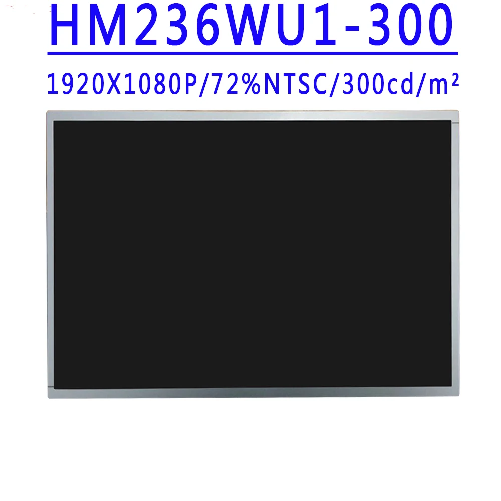 Hm236wu1-300 HM236WU1-300 HM236WU1 300 23.6 Inch 1920x1080 TN FHD 30PINS LVDS 72% NTSC 60HZ LCD Screen Without Touch