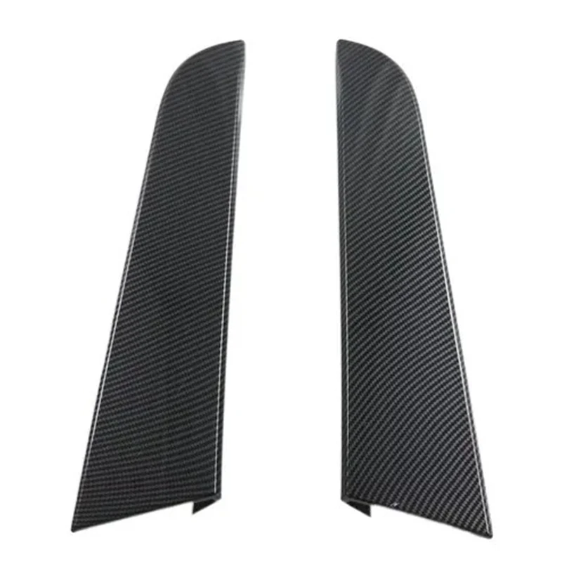 2pcs Carbon ABS Car Rear Window Spoiler Side Wing Moulding Strip Trim Protector Cover For Ford Everest 2023-2024 Car Accessories