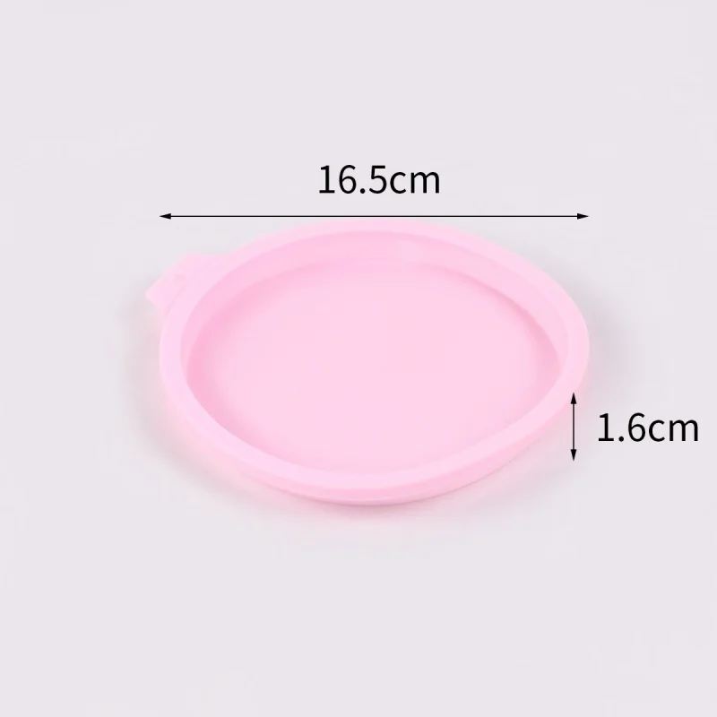 Fotografia 6: Forma Redonda de Silicone para Bolo Chiffon de 4/6/8 Polegadas, Utensílio de Cozinha DIY para Assar, Bandeja de Cozedura Sem Camadas Pré-Cortadas para Bolo Mousse Arco-Íris, para Forno