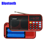 C 803 Portable Bluetooth Speaker FM Radio Receiver USB TF MP3 Player With LED Flashlight Support 2 Rechargeable 18650 Battery
