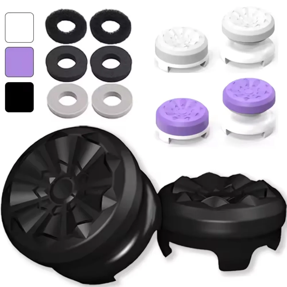 2PCS Freek Galaxy High-Rise - Fundas de silicona para joystick analógico de alto rendimiento FPS para mandos de PS4 y PS5