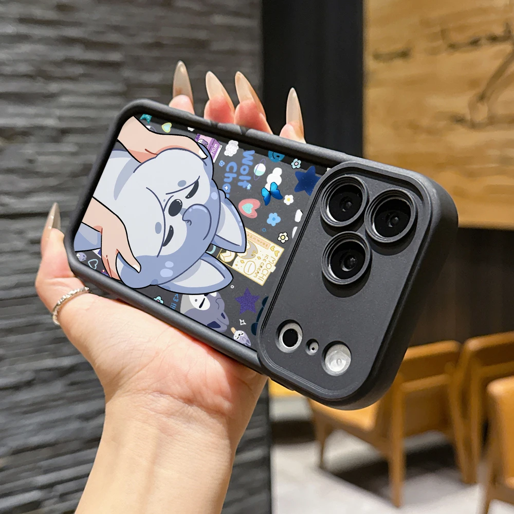 Cartoon K-Kids Strays Phone Case for Apple iPhone 17 Air 16 16e 15 14 Plus 13 12 11 Pro Max X Xs XR 8 Soft TPU Cover view 6