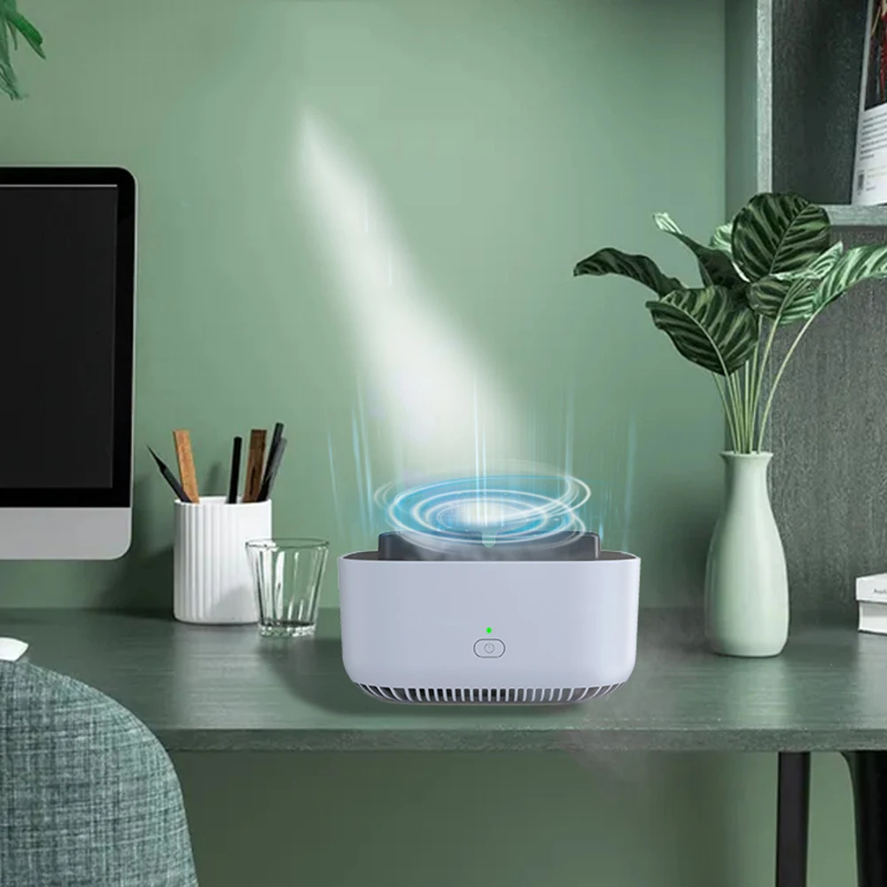 Protable Cigarette Smokeless Ashtray with Air Purifier Function for Filtering Second-Hand Smoke From Remove Smoking Accessories