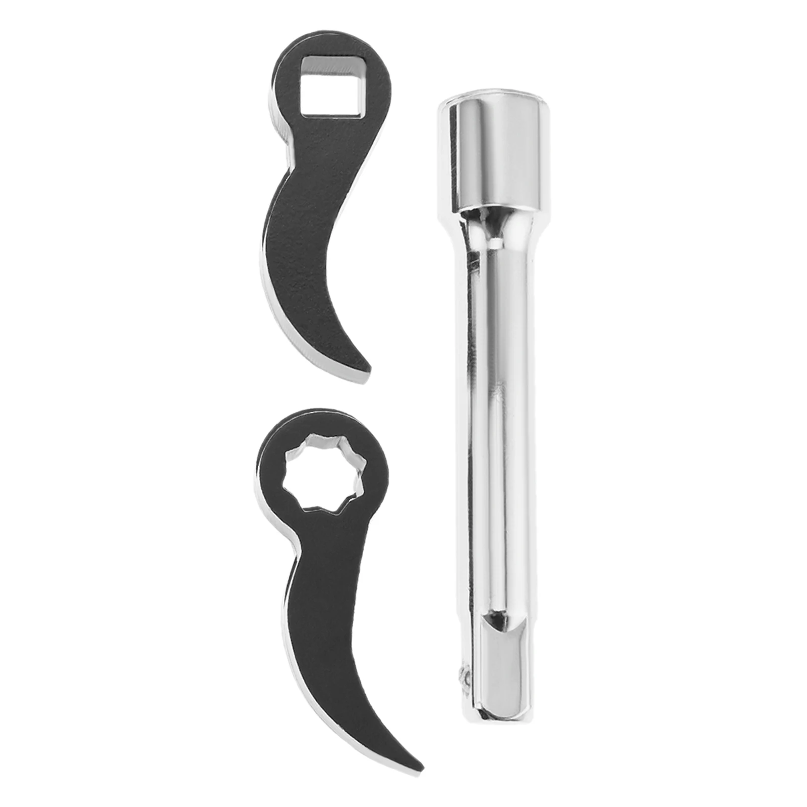 

1set Pry Bar Wrench Adapter Kit 1/2” Drive Pry Wrench Adapters, Adapter Wrench Attachment Extension Automotive Disassembly Tools