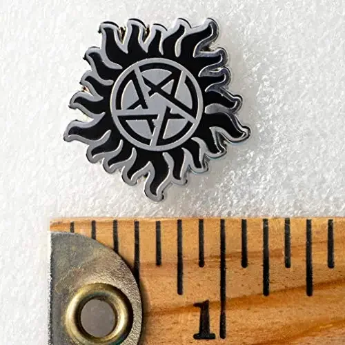 Supernatural TV Series Evil Force Symbol Brooch Boys Girls Creative Personalized Brooches Ladies Men Graduation Gifts