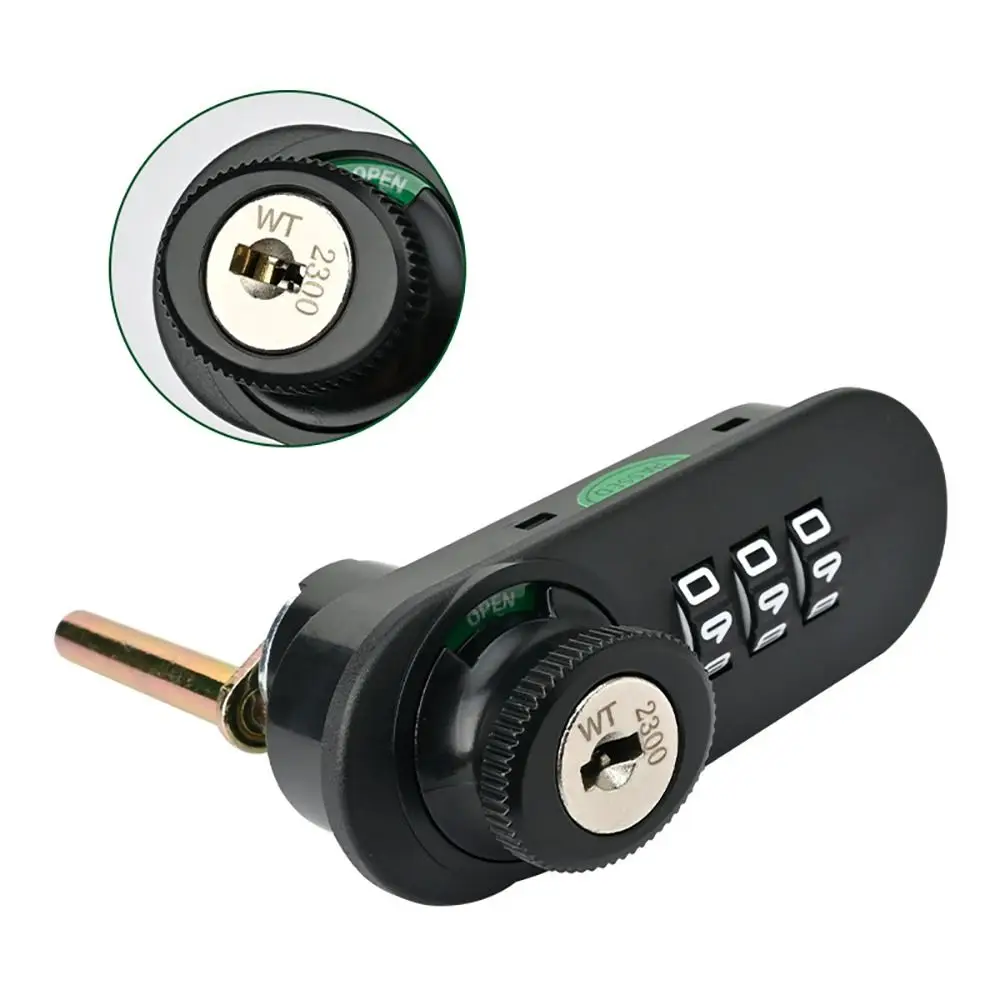 Zinc Alloy Mechanical Password Lock Anti-theft Furniture Combination Lock 3 Digital Code Hardware Drawer Lock Cupboard Drawer