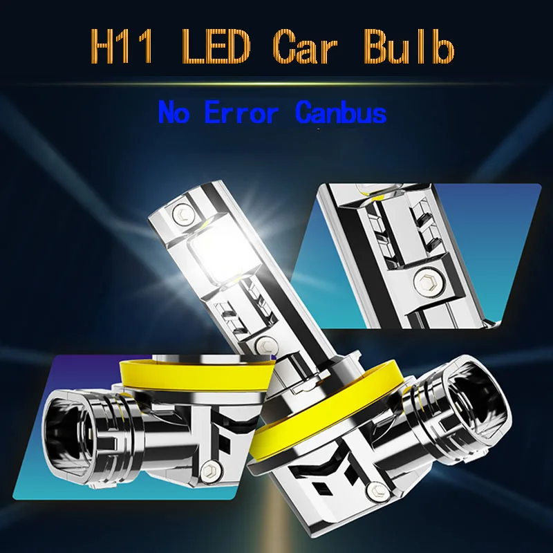 

2 шт. SUKIOTO 20000LM H8 H11 светодиодные фары 70 Вт супер яркие 6000K H4 Hi/Lo Beam Canbus H1 H3 H7 H15 светодиодные фары 9005 HB3