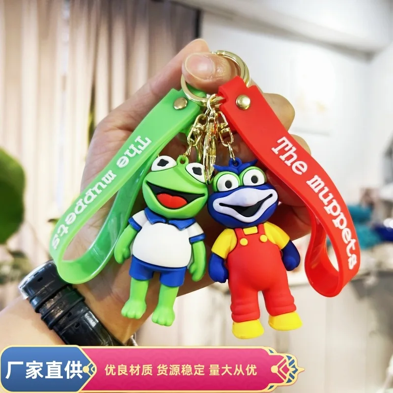 Creative cartoon Muppets Pinocchio keychain couple gift cute schoolbag car pendant bag charm