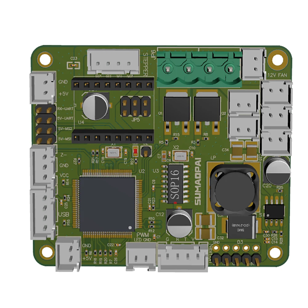 Drukarka 3D oficjalny kontroler NanoDLP UV405nm światłoczuła żywica DLP płyta sterowania LCD Raspberry Pi rozwiązanie TMC2226