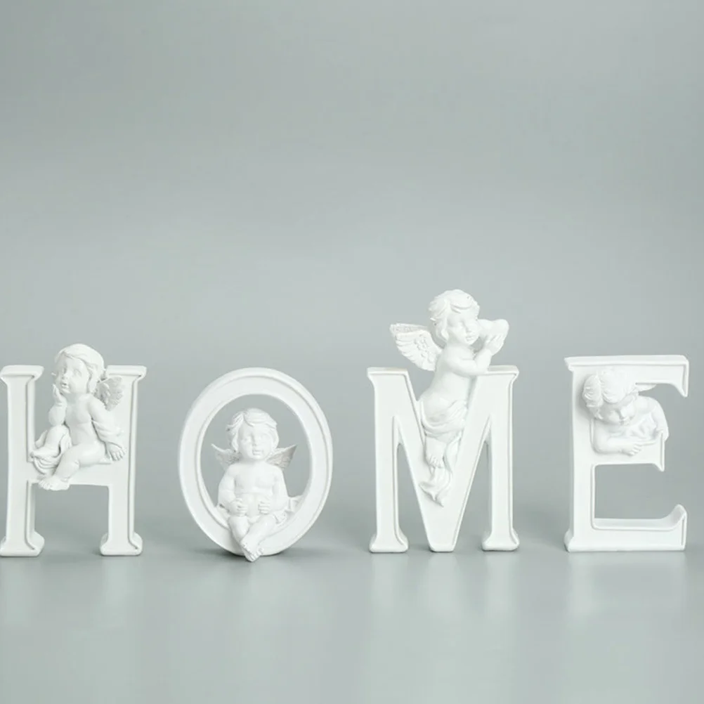 

1Set Resin Alphabet Home Adornment Creative Unique Office Desktop Decoration Resin Craft Ornament Alphabet Adornment