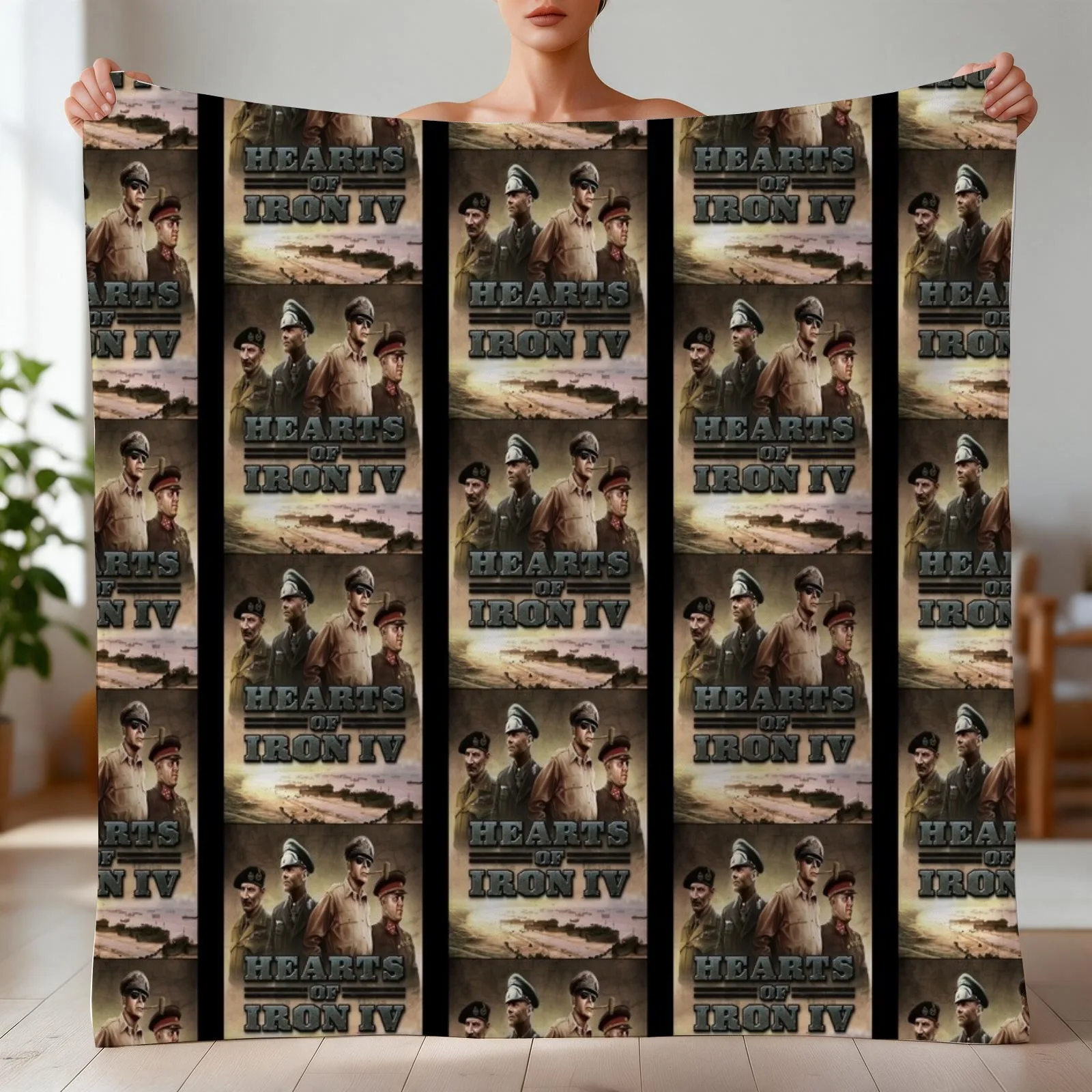 Hearts of iron Throw Blanket cosplay anime Sofa Throw blankets ands Blankets