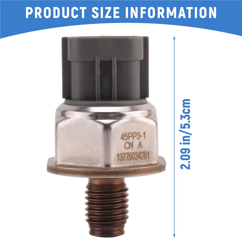 A22E-Sensore di pressione del carburante Common Rail 45PP3-1 1465A034A 8C1Q9D280AA per Nissan Navara D40 Pathfinder 2.5