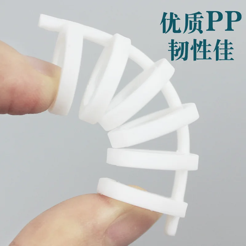 3pcs 6 Holes Candy Color Loose-leaf Plastic Binding Ring Spring Spiral Rings A4 A5 Paper Notebook Stationery Binding Clip