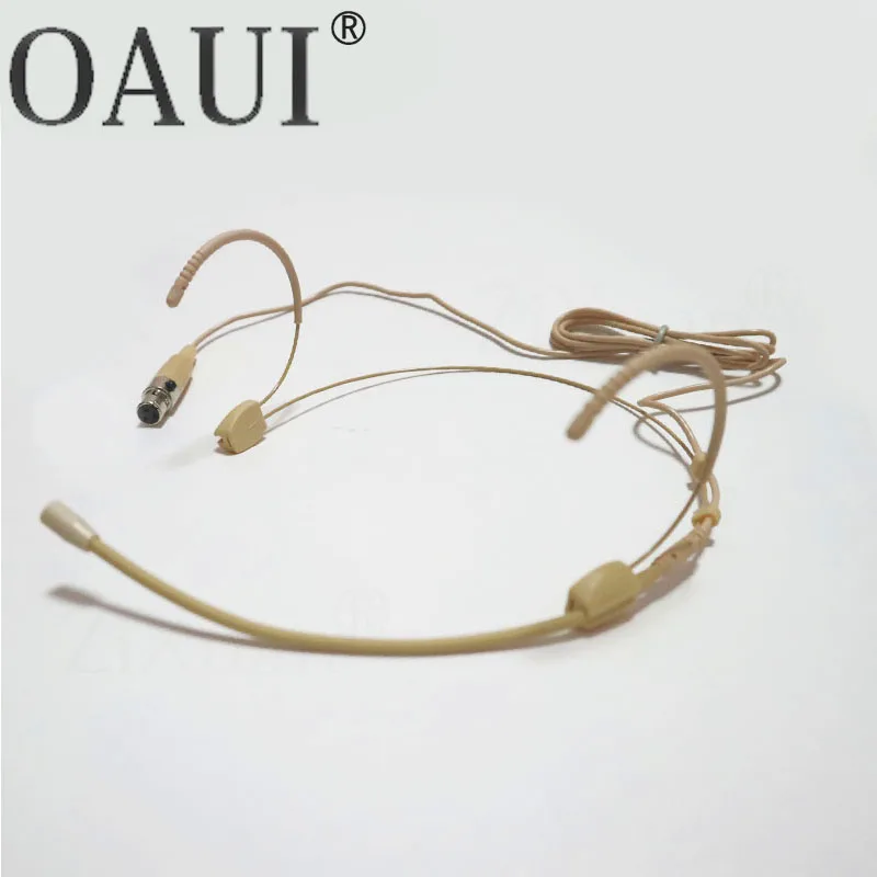 

Dual Ear Hook Mic Headworn Headset Head Microphone For Shure ALL XLR 3PIN TA3F