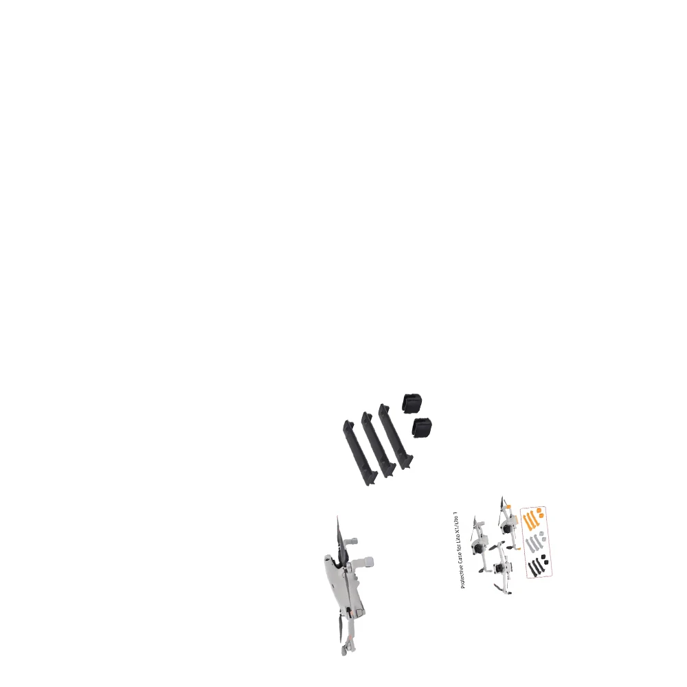 

Landing Gear for DJI Lito X1 /Lito1,Extension Landing Gear 2mm Height-Increasing Bracket Snap-On Protective Cover Accessories