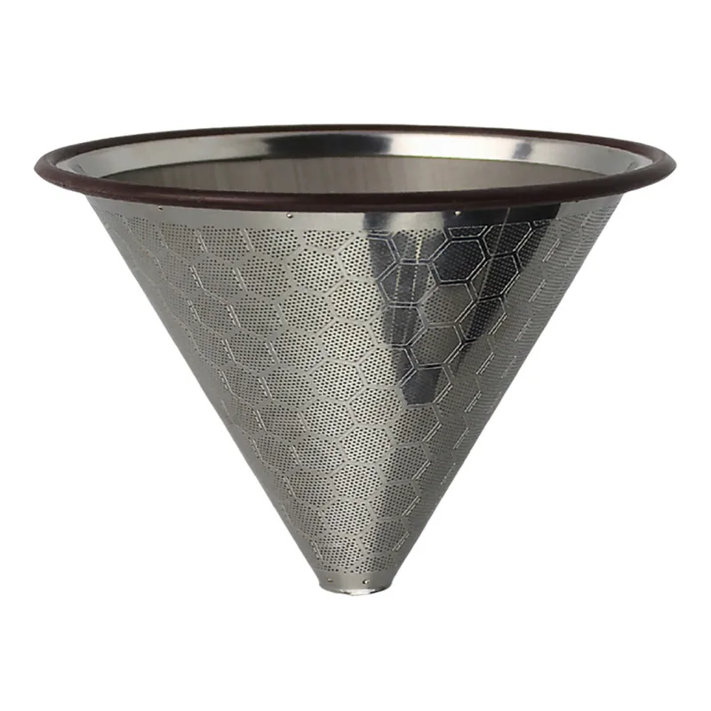 

Подходит для кофейного фильтра из нержавеющей стали 600 Mesh, ручной кофеварки, инструментов для приготовления кофе и чая, для кемпинга, фильтр V60.