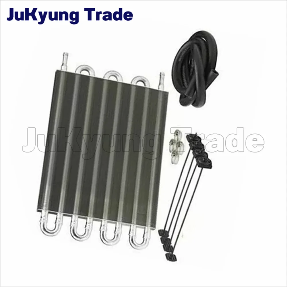 

10 Row 8 Row 6 Row 4 Row 2 Row Aluminum Remote Transmission Oil Cooler/Auto-Manual Radiator Converter Kit