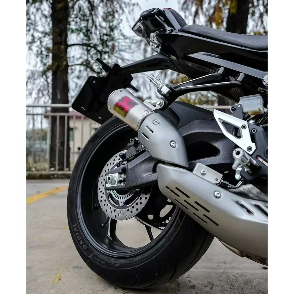 Suitable for VOGE RR660S exhaust pipe tail section modification; RR660S dedicated exhaust system; non-destructive installation.