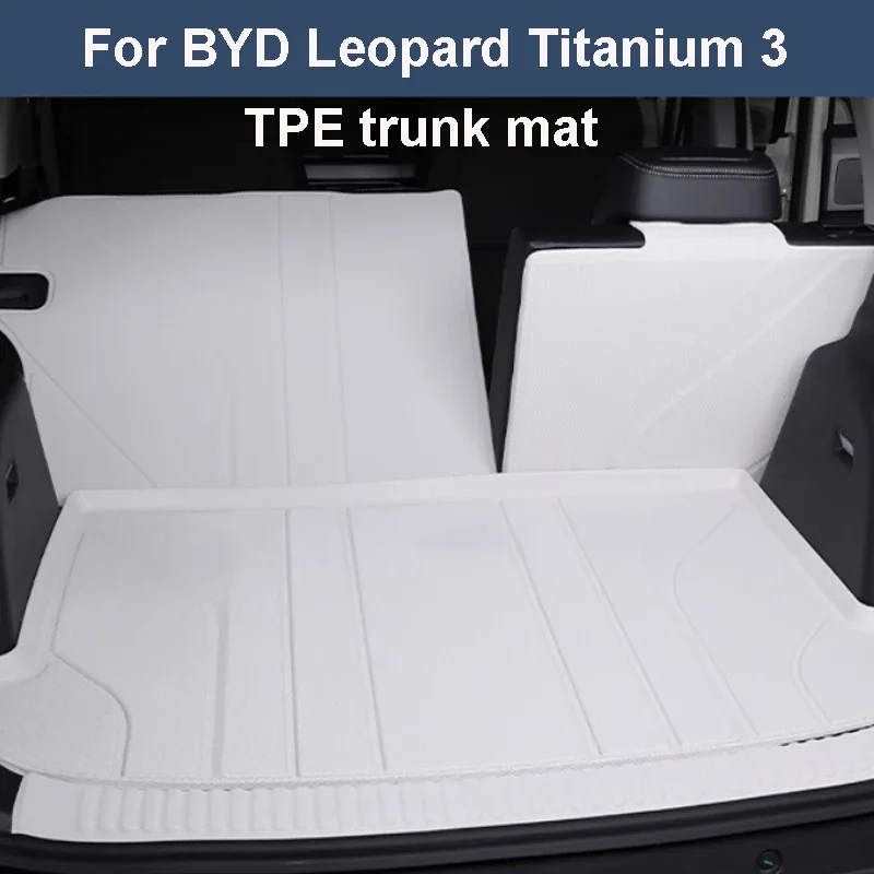 

For BYD Equation Leopard 3/Titanium 3/Super 3 2025 Car TPE Trunk Cushion Edge Wrapping Design Waterproof Protective Accessories
