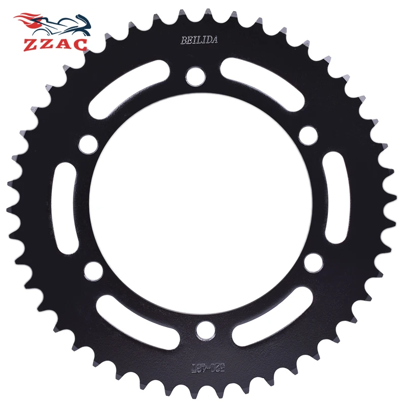 520 46T Motorcycle Rear Sprocket Staring Wheel For Kawasaki ZR250 A1-A5 Balius ZR 250 1991-1996 ZXR250 ZXR 250 1989-1998