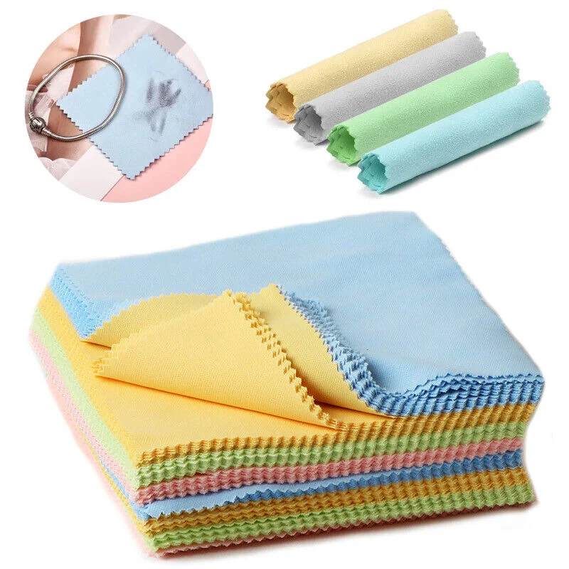 1/5/10/20Pcs Soft Chamois Glasses Cleaner Eyeglasses Microfiber Clean Cloth For Lens Phone Screen Cleaning Wipes Cleaner